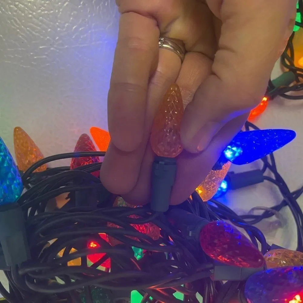 Vintage Christmas Tree string Lights READ
